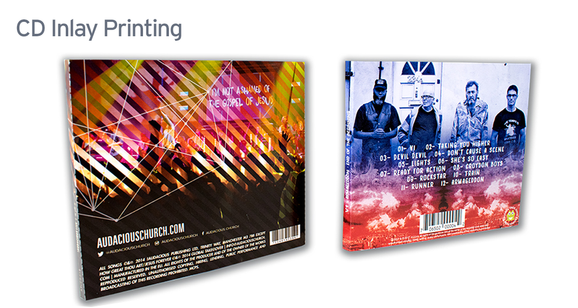 CD Booklet Printng CD inlay Printing CD Tray Card Printing MTS