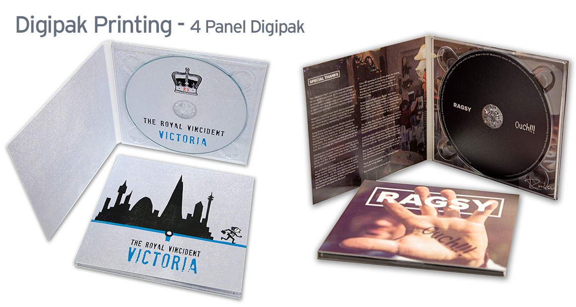 Cheap 4 Panel CD Digipak Printing