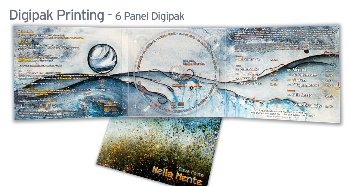6 Panel CD Digipaks Available From 50 units