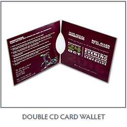 Double CD Card Wallet