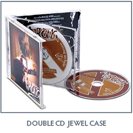 Double CD Jewel Case to hold 2 Discs