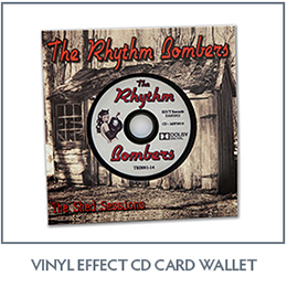 Vinyl Effect CD Card Wallet